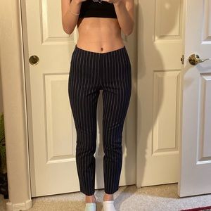 Rag and Bone NY pinstriped navy pant